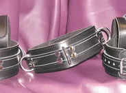 Leather Bondage Restraint Set
